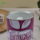 4C Round Empty Tin Cans Brushing Polishing For Yogurt Oatmeal Snacks