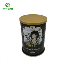 Recyclable Metal Tin Can / Deep Metal Tins Containers CMYK PMS Printing